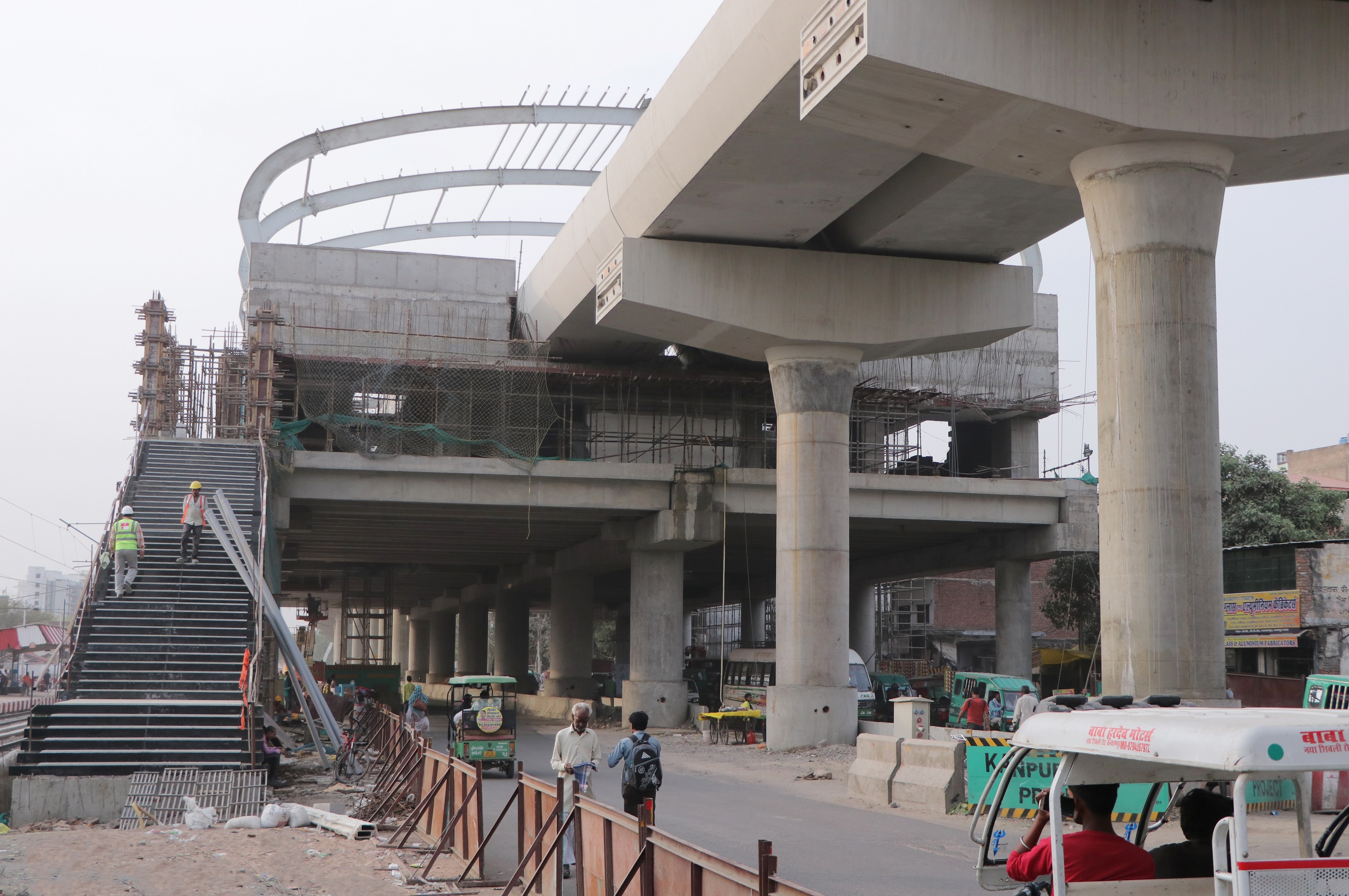 All 439 T-girders have been erected at designated Metro stations
