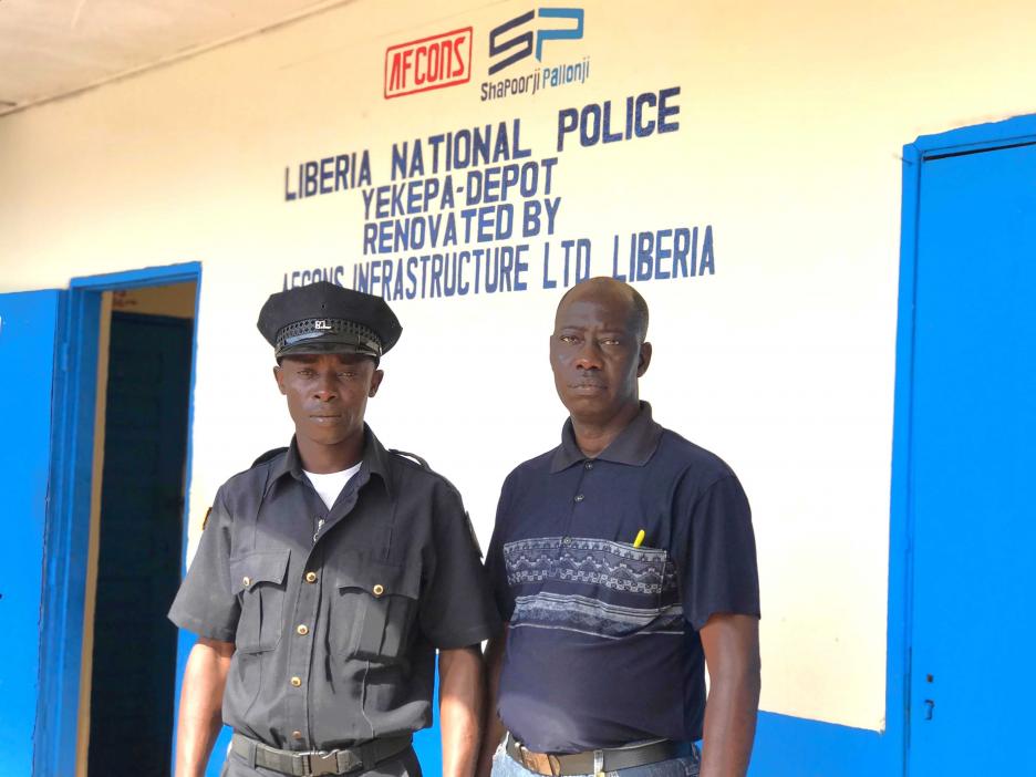 Afcons renovated Yekepa Depot for the Liberia National Police