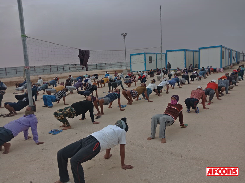 Fitness sessions organised for overall wellbeing of employees during lockdown
