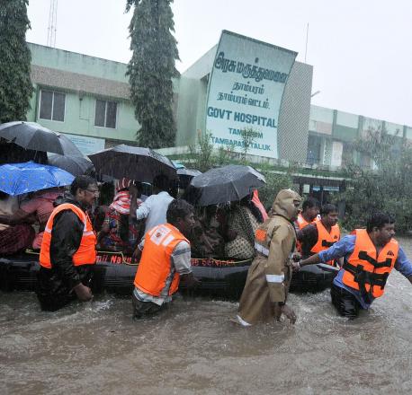 Braving incessant rains, Afconians helped Chennaites during the floods in Nov-Dec 2015