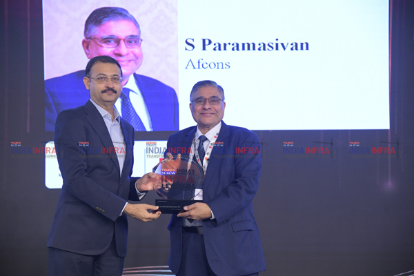MD honoured as India’s Impactful Infra Leader